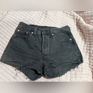 Levi’s Black Denim shorts size 28